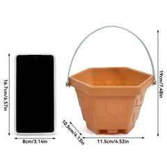 10pcs Beach Bucket Set Boys Girls Sand Toys Random Animal Molds Water Can