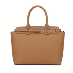 Women's Top Grain Leather Quilted Tote Bag