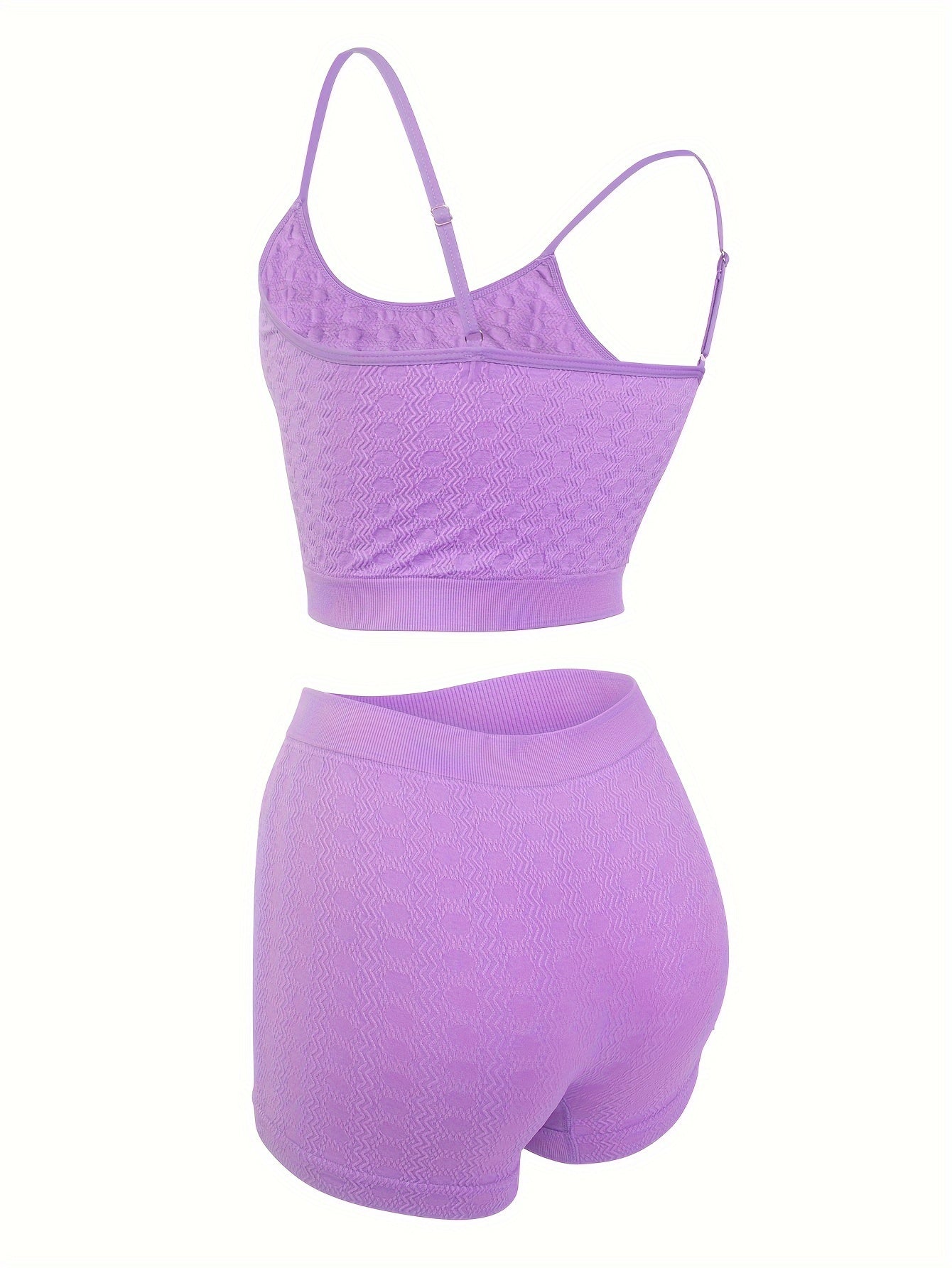 Solid Textured Bra & Panties Set Full Coverage Lingerie Women Underwear