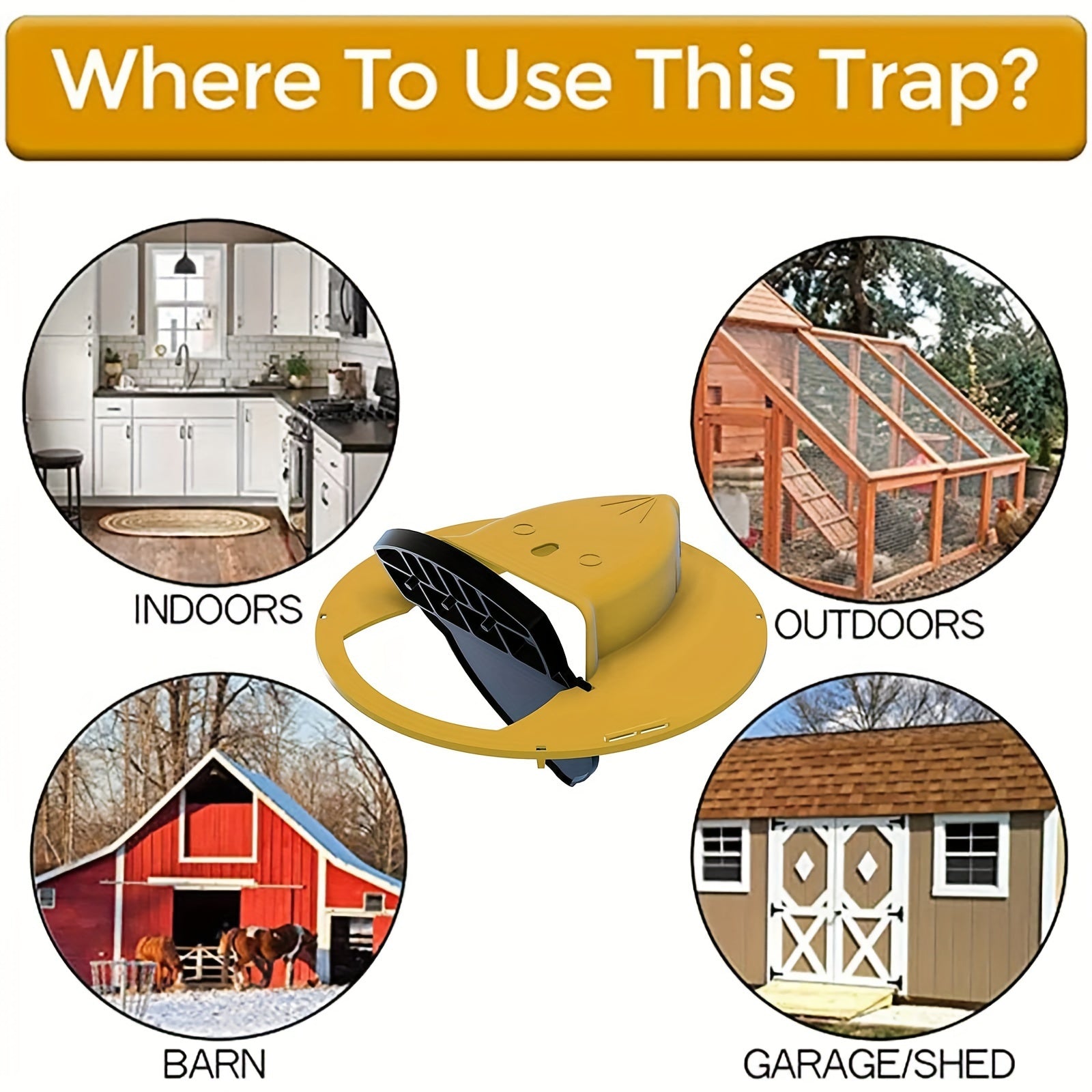 Humane Mouse Trap Auto Reset Flip Lid Mouse Trap