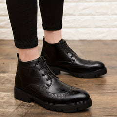 Women's Chunky Heeled Oxfords Lace Up Formal Shoes