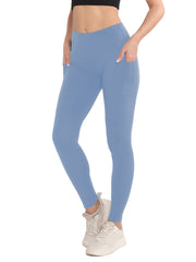 High Stretch Solid Yoga Leggings for Women Running Fitness Workout Activewear