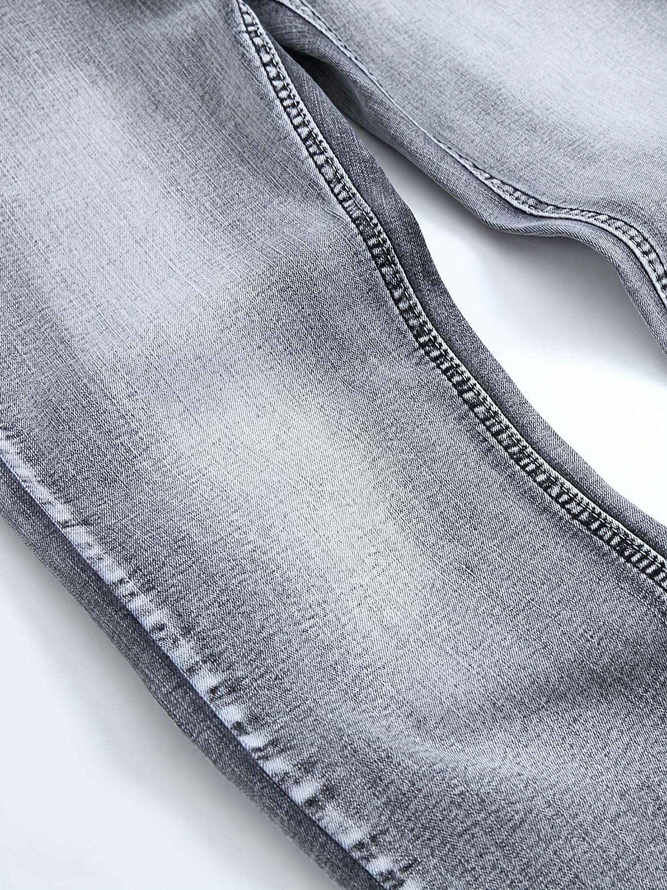 Men's Slim Fit Cotton Jeans Casual Stretch Washed Denim Pants
