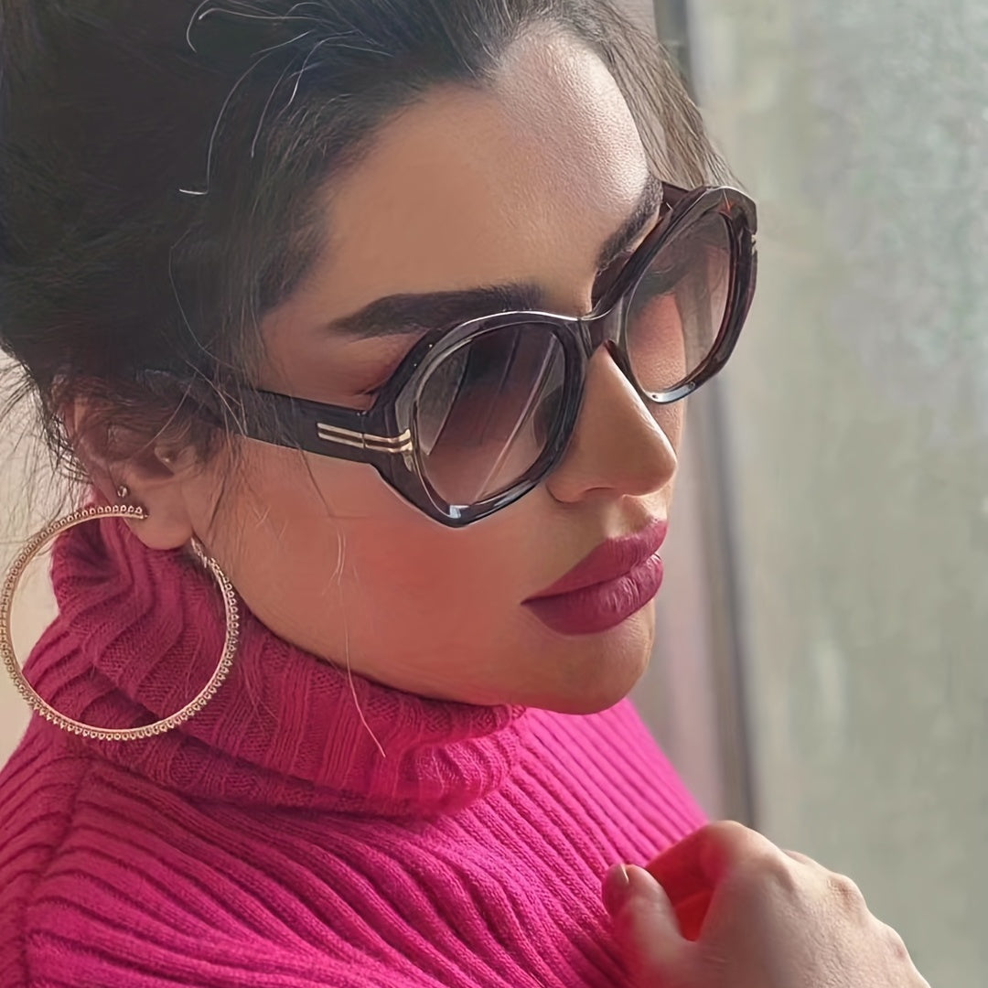 Women's Round Frame UV Protection Sunglasses