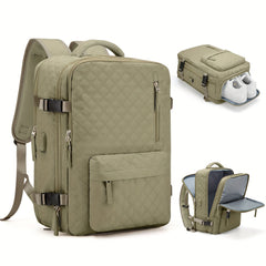 Travel Backpack With Independent Shoes Storage Men Women Schoolbag