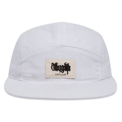 Men's Casual Letter Stitched Mark Fitted Cap Brim Hat