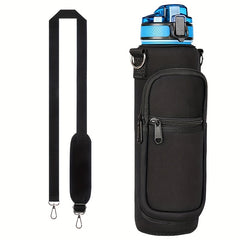 Portable Shoulder Water Bottle Bag Diving Material Cup Cover