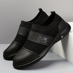 Men's Knit Loafers Slip On Casual Shoes for Travel Jogging