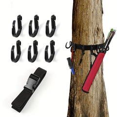 Treestand Strap w/ 6 Hooks Tree Stand Hanger Camping