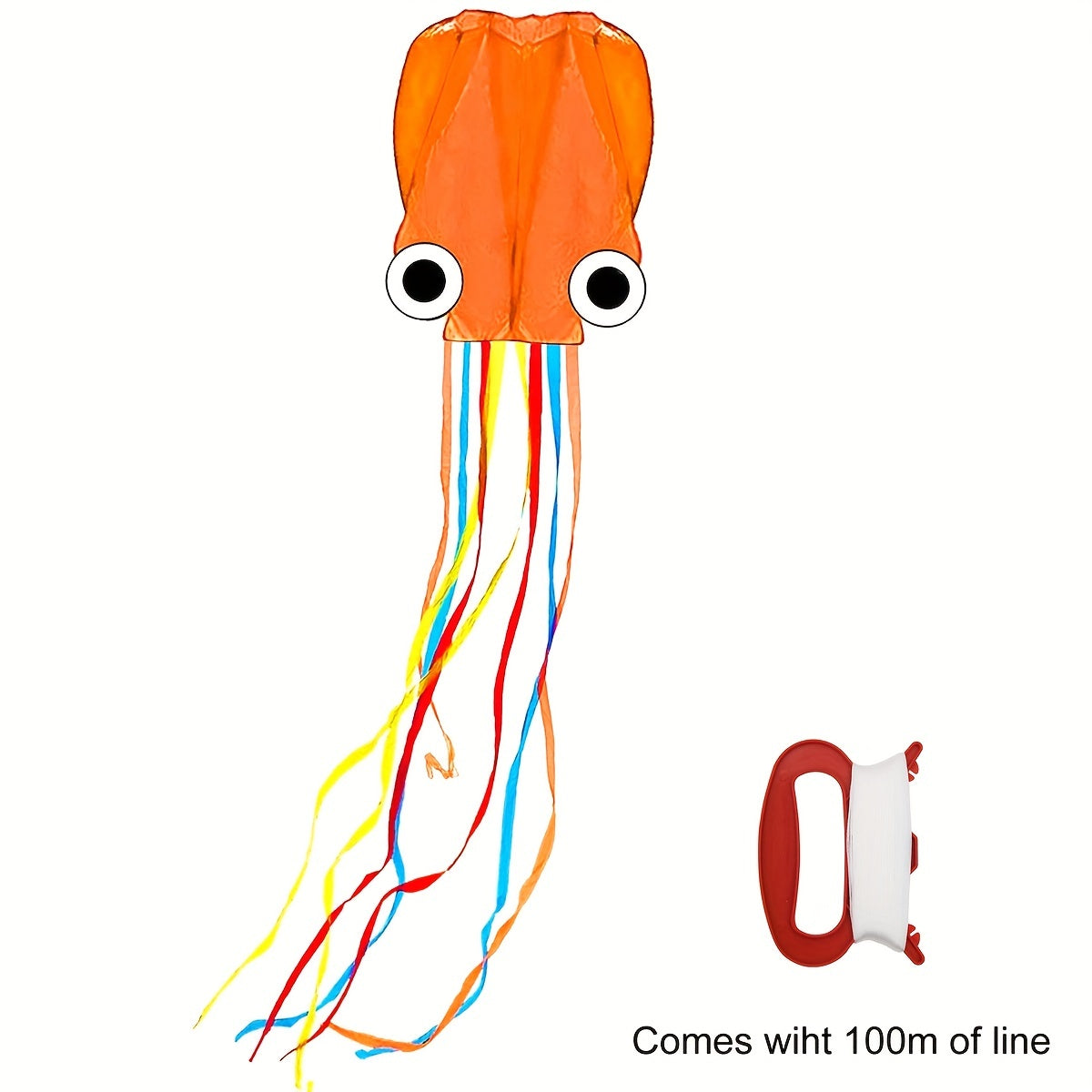 Creative Octopus Kite With Long Tail for Outdoor Fun