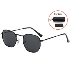 Square Polarized Sunglasses Mirrored Lens for Men and Women