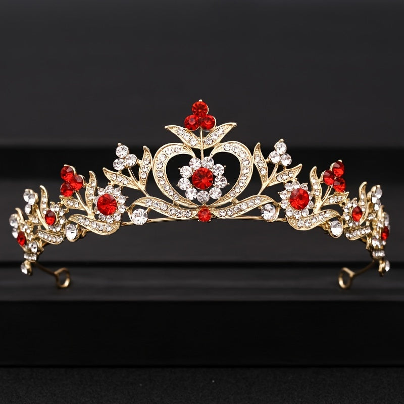 Bridal Tiara Rhinestone Crown Hair Jewelry for Wedding