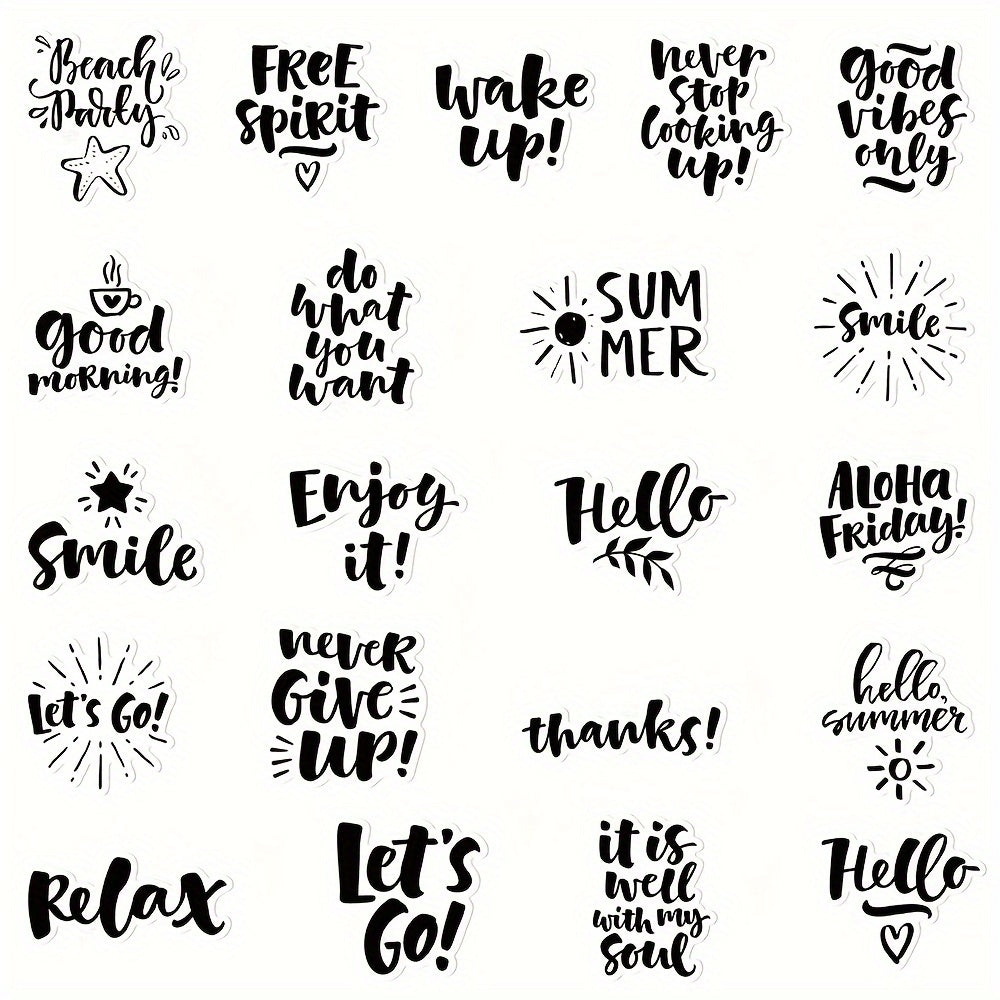 42pcs Graffiti Stickers Waterproof DIY Handbook Sticker Pack