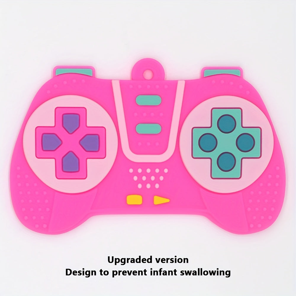 Silicone Teething Toy Game Controller Shape for Babies 6-24 Months
