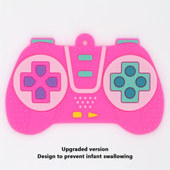 Silicone Teething Toy Game Controller Shape for Babies 6-24 Months
