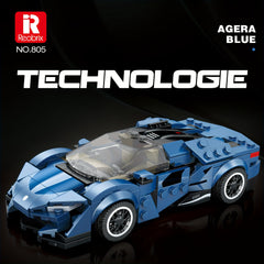 Reobrix 805 Racing Car Building Block Toy Set