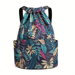 Water Resistant Drawstring Backpack for Sports and Gym