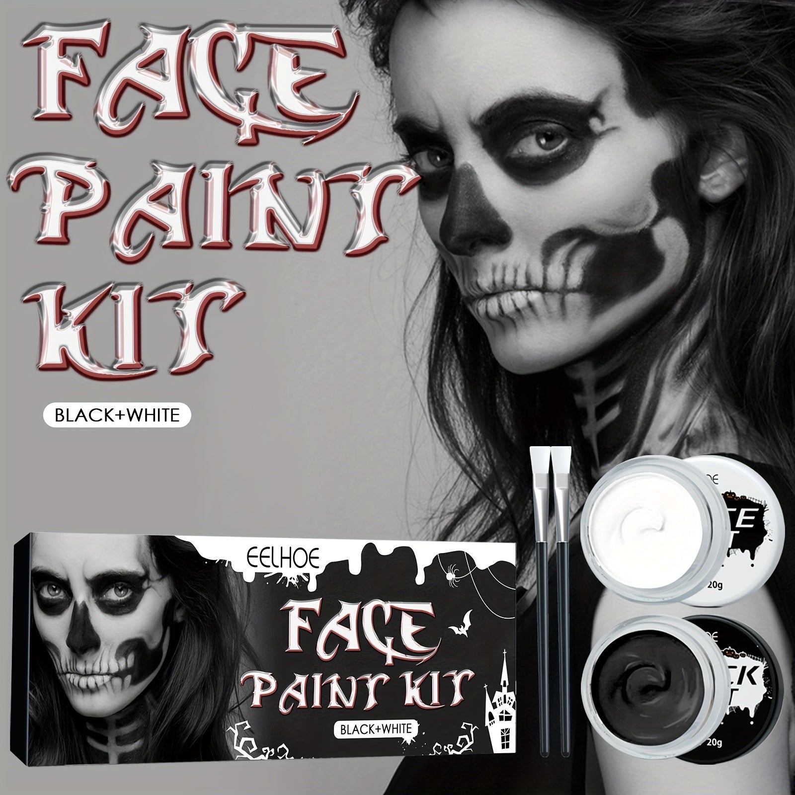 Halloween Cosplay SFX Makeup Face Paint Kit