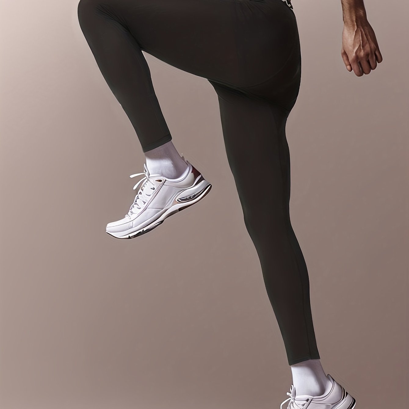 Men's Long Compression Pants Quick Dry Athleisure