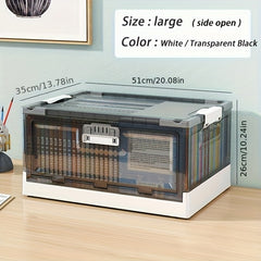 Plastic Storage Box Transparent Foldable Organizer Box