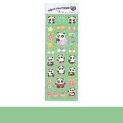 Cute Cartoon Animals Ribbon Sticker Set