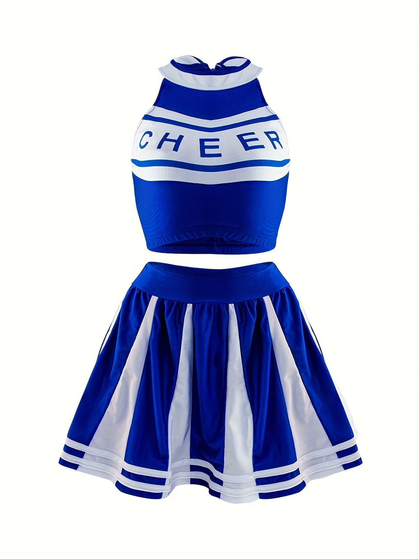 Women's Cosplay Costume Halter Top Mini Skirt