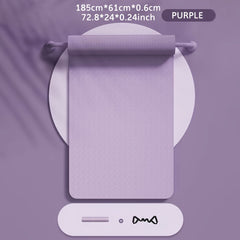 Non Slip Yoga Mat with Carry Strap