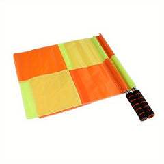 2pcs Football Referee Flag Railway Signal Flag