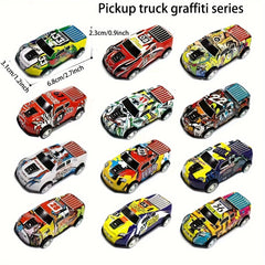 5pcs Alloy Toy Cars Mini Toy Cars Children's Car Models Ornaments
