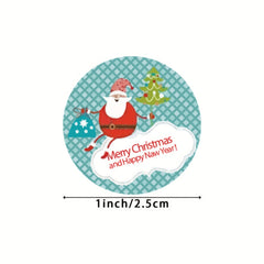 500pcs Christmas Stickers Merry Christmas Happy Faces Xmas Kids Stickers