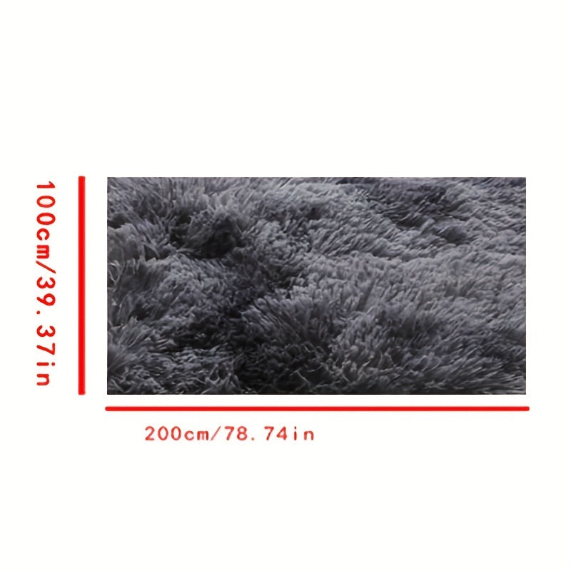 Tie Dye Soft Plush Rug Non slip Living Room Bedroom Dorm Rug 39x78in