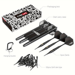 CyeeLife 18g Soft Tip Darts Set with Carry Case & 30 Extra Points