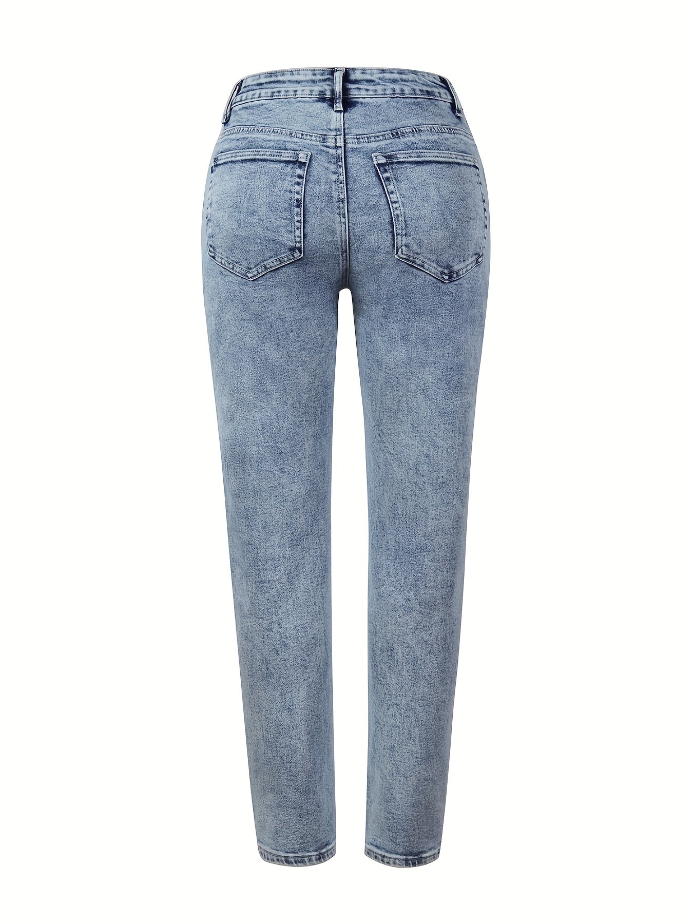 High Rise Skinny Pencil Jeans