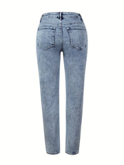 High Rise Skinny Pencil Jeans