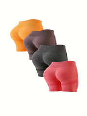 High Waist Fitness Shorts Butt Lifting Activewear