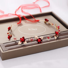 Chinese Red Wedding Hair Accessories Set