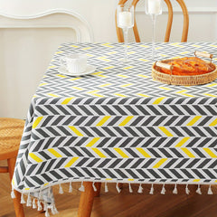 Bohemian Geometric Tablecloth for Restaurants Picnics Camping Birthdays