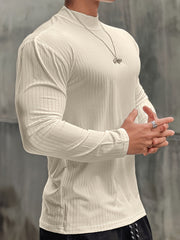 Men's Compression Long Sleeve T-shirt for Fitness Training