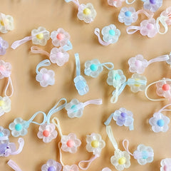 Colorful Rubber Bands Flower Star Hair Tie Children's Head Rope