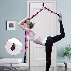 Nylon Yoga Resistance Strap Elastic Stretching Band