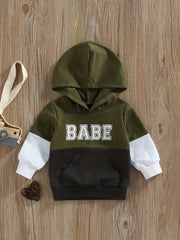 Toddler Hooded Sports Sweatshirt for Boys Girls