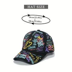 Street Graffiti Baseball Cap Hip Hop Sunshade Peaked Cap