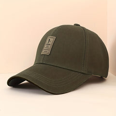Solid Patch Baseball Cap Sun Hats Casual Golf Hat for Men Women