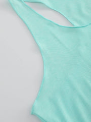 Casual Letter Graphic Tank Top Women's Summer Crew Neck Sleeveless Shirt