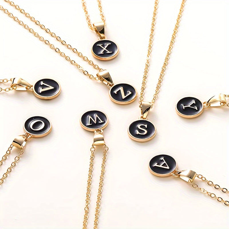 1pc ID Letter Charm Cup Handle Decorative Pendant Accessory