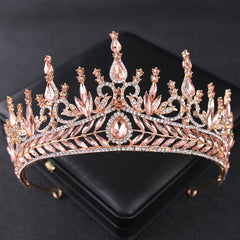 Baroque Rhinestone Crown Hairband Headband Wedding Party Favor