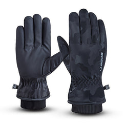 Men's Windproof Skiing Gloves Warm Touch Screen Gloves