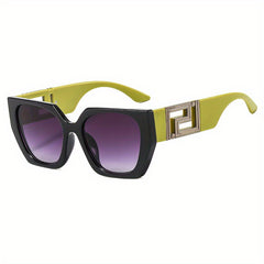Y2K Block Cat Eye Sunglasses UV400