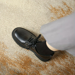 Women's Lace Up Oxfords Comfortable Plain Toe Shoes