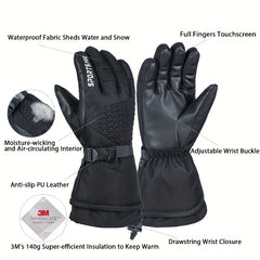 Waterproof Touch Screen Winter Skiing Gloves